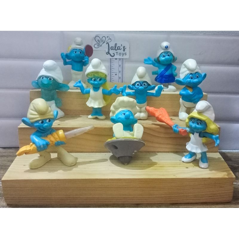 [Bukan Baru] Mainan Karakter SMURFS Animated Movie Series