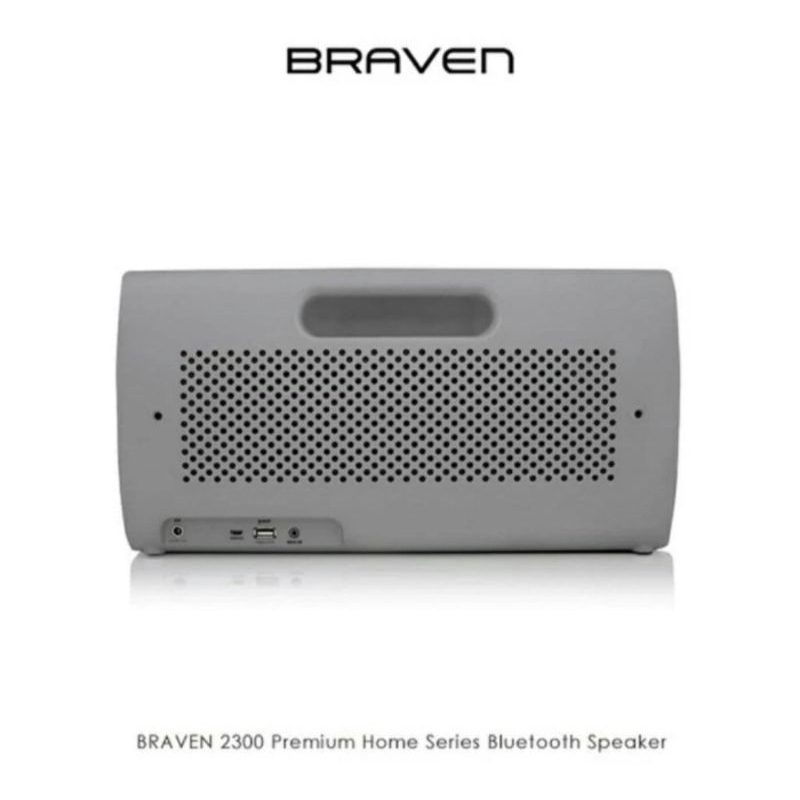 Braven 2300 Premium Home Series Bluetooth Speaker Silver