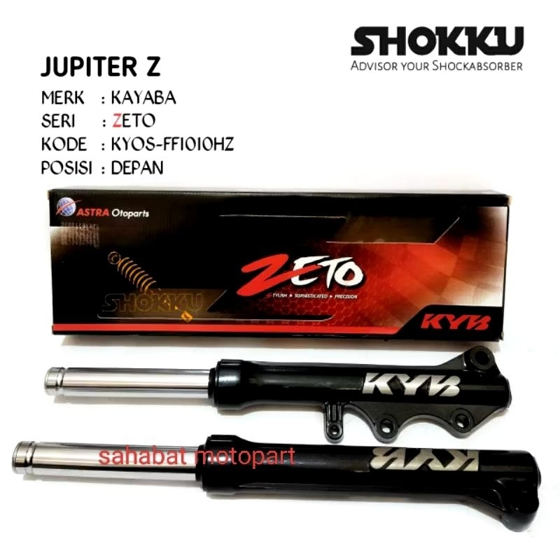 Shock Depan KYB Kayaba Zeto Jupiter F1ZR Vega
