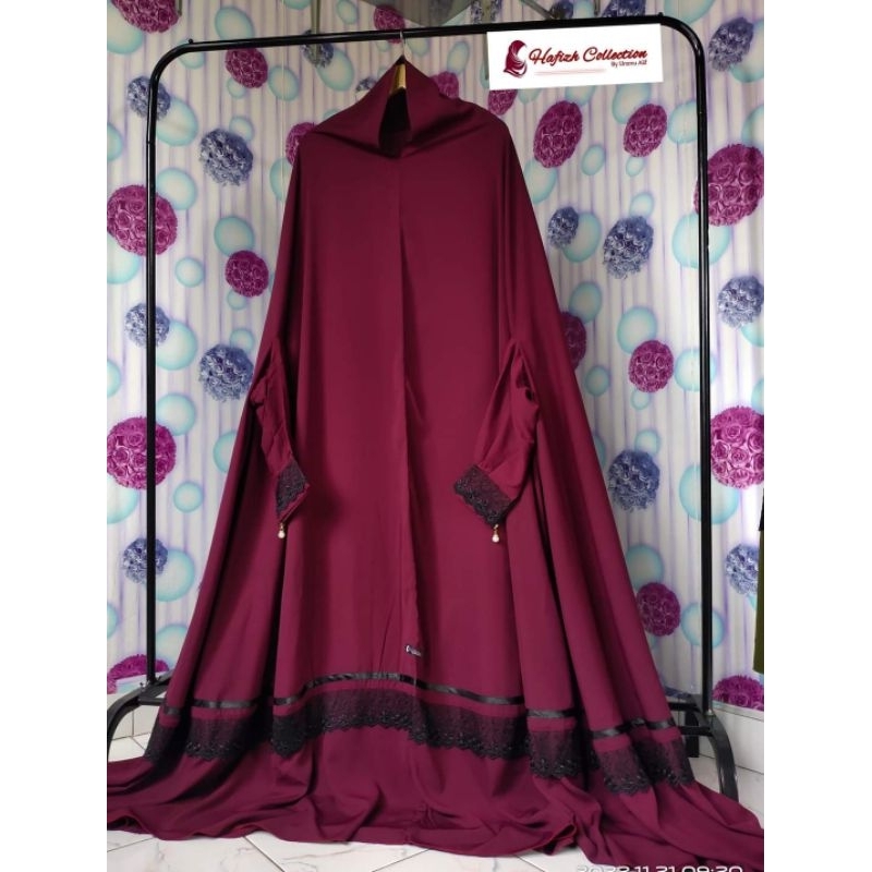 Long khimar biss renda tile