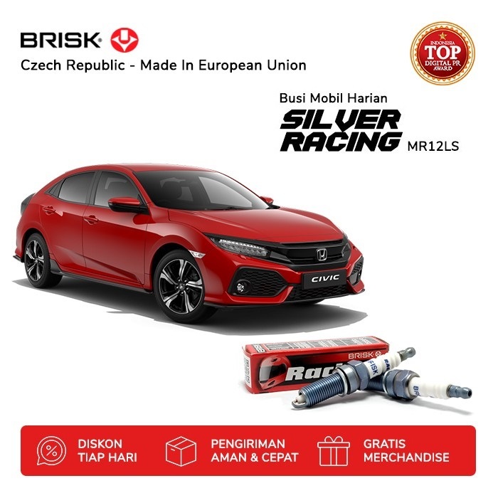 Busi Silver Racing Honda Civic Turbo Original BRISK