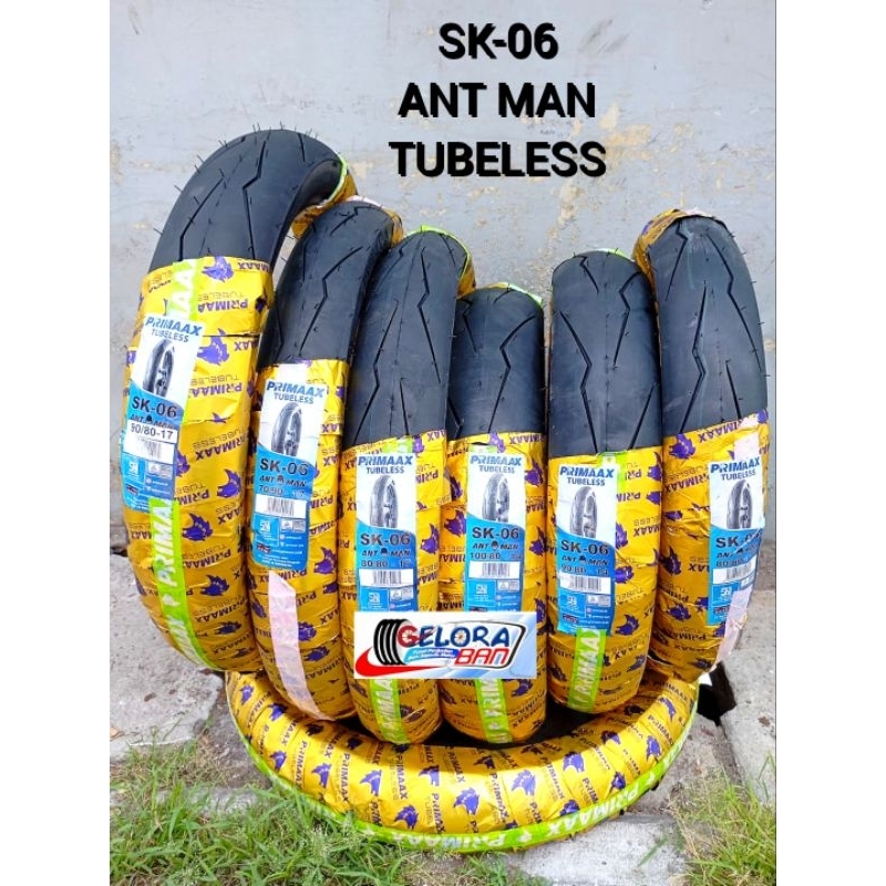 Ban Tubeles Primaax Sk06 70/90-17 ban 80/80-17 ban 90/80-17 ban 80/80-14 ban 90/80-14 ban 100/80-14 