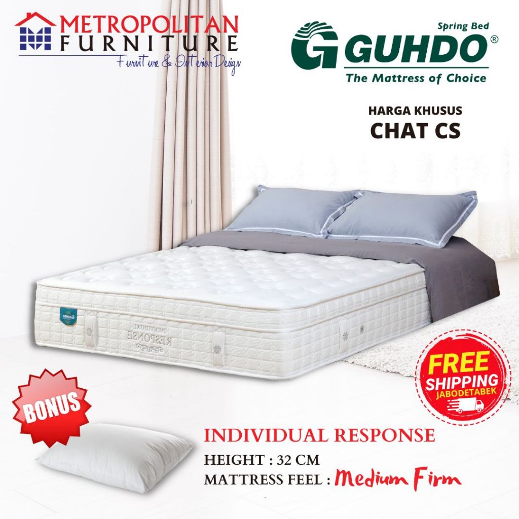 Kasur Springbed Guhdo Individual Response Spring bed matras