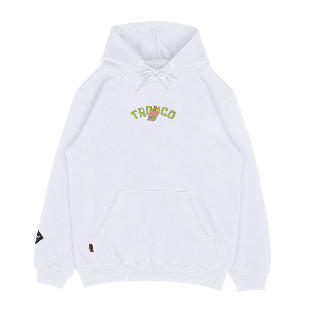 Troy Company Hoodie White Im Not Lazy - Hoodie Pria Putih KH 2820