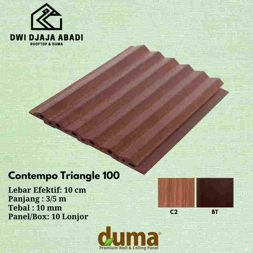 DUMA® PANEL WPC TIPE CONTEMPO TRIANGLE 100