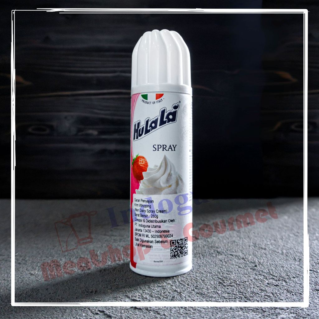 

Hulala Non Diary Spray Cream 250gr