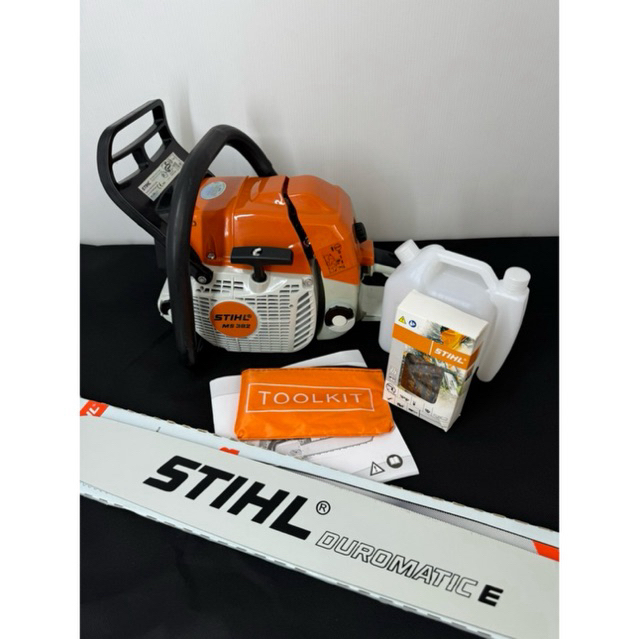 PROMO HEMAT CHAINSAW / SENSO STIHL 382 GERGAJI KAYU BAR 25 INCH FULLSET ORIGINAL STIHL