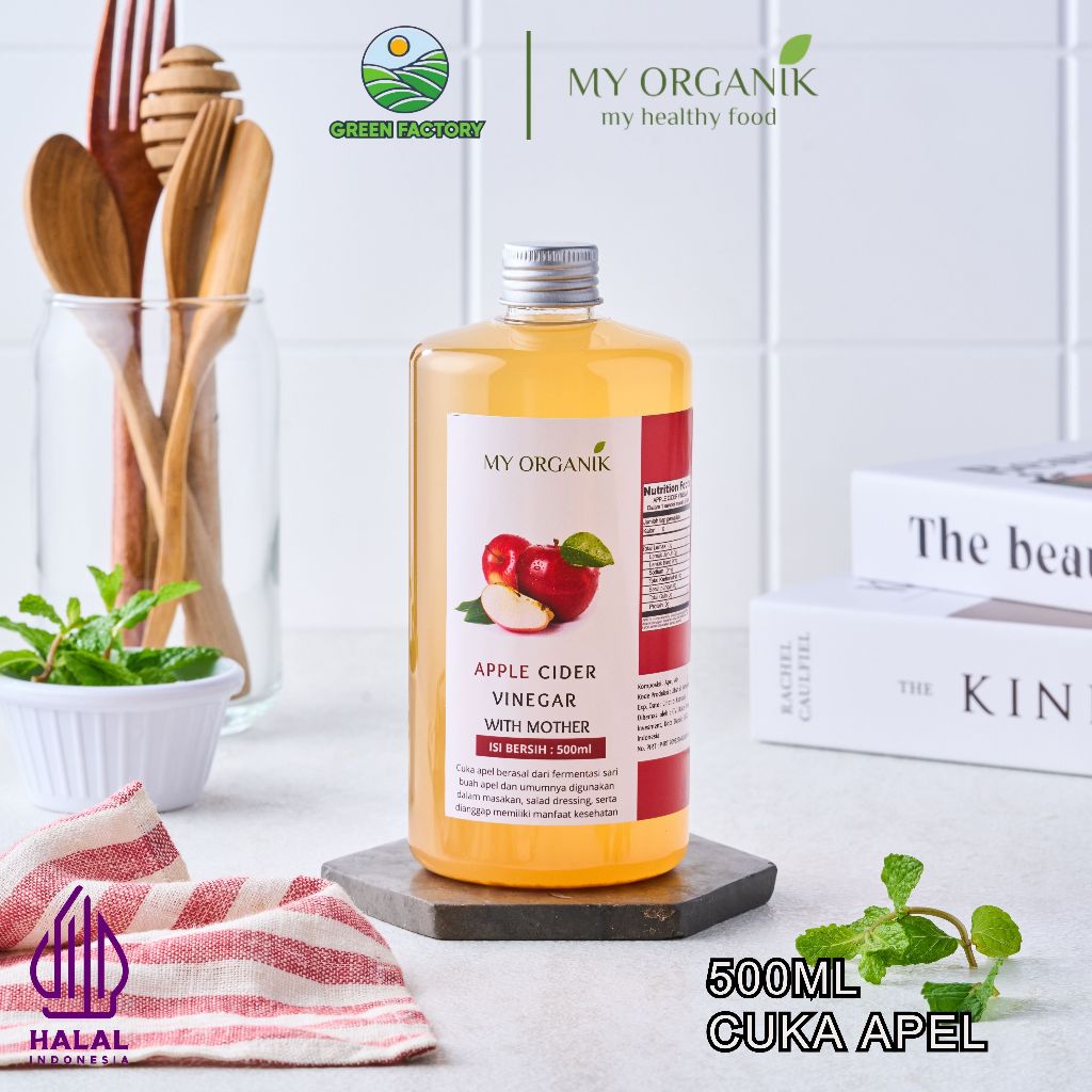 

MY ORGANIK Cuka Apel Organik With Mother Minuman Diet Turunkan Berat Badan Untuk Diabetes & Jerawat
