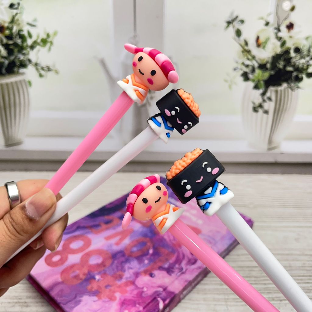 

Pulpen gel Sushi Cute Lucu Favorit Anak Tinta Hitam / Pen bentuk Sushi Sashimi Japanese Edition Harga Termurah Perlengkapan Sekolah Kekinian Kualitas Terbaik Bisa Grosir dan COD