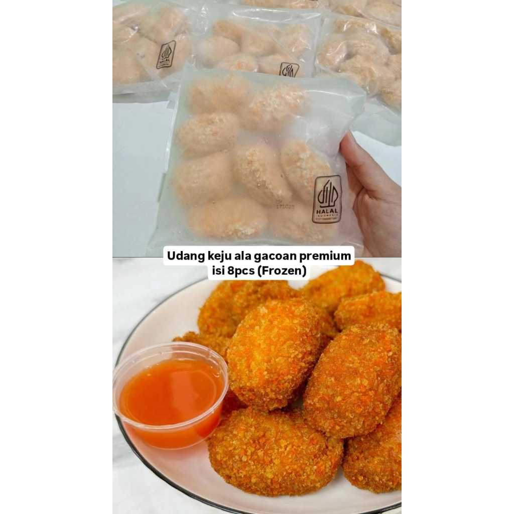 Udang keju premium ala gacoan isi 8pcs (frozen)