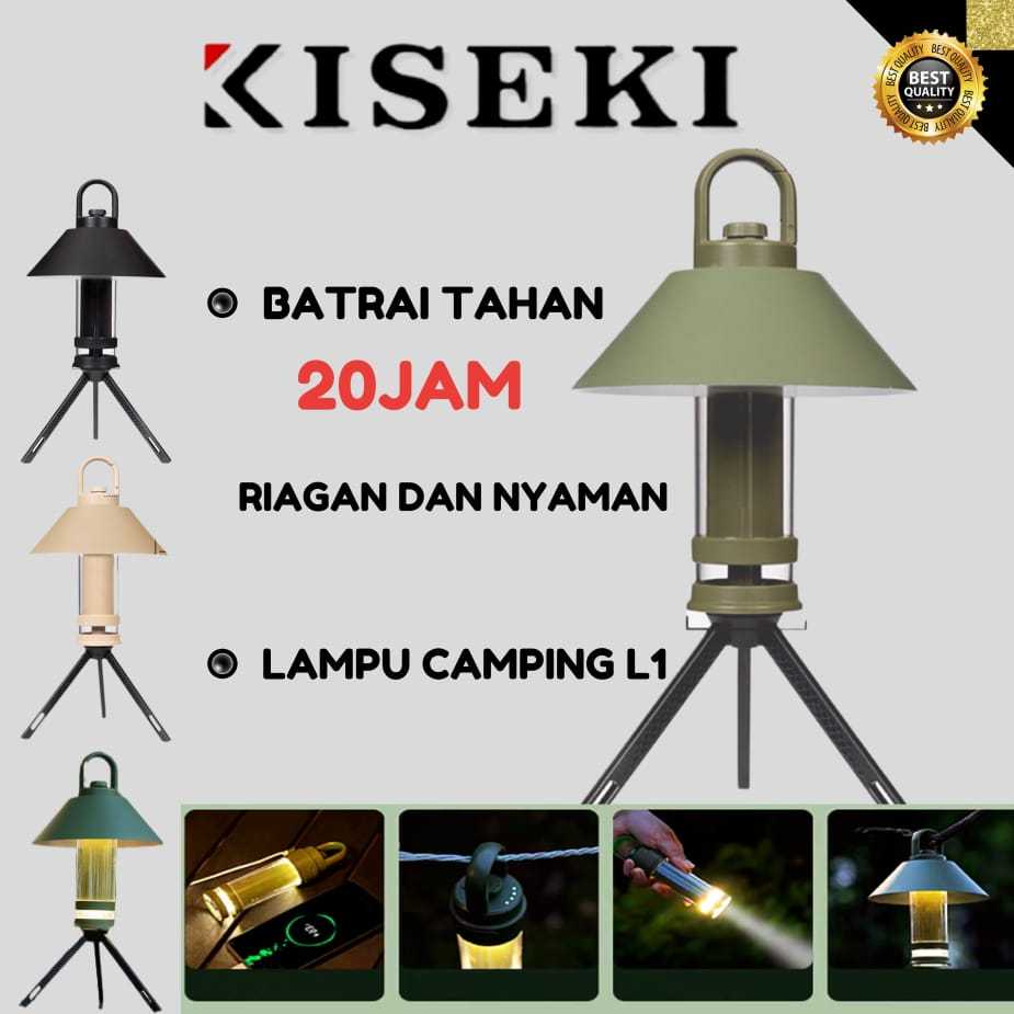 Kiseki Lampu Camping L1/L2/L3/ Lampu Gantung Lampu Emergency Super Terang
