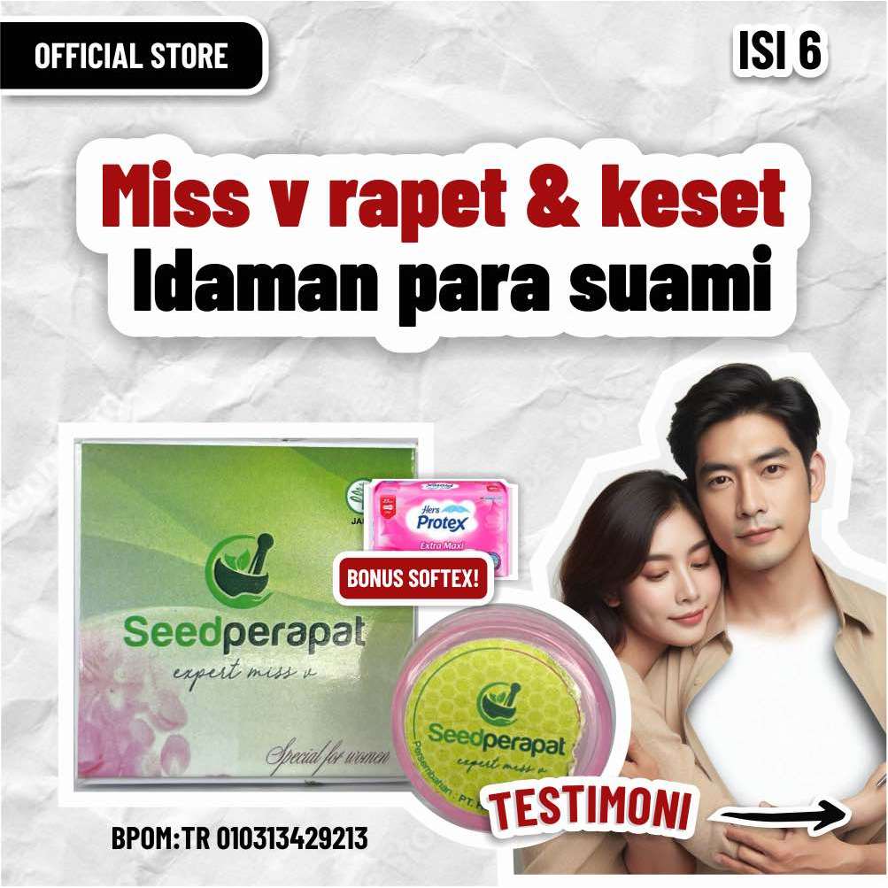 Seed Perapat Obat Keputihan Herbal BPOM – Perapat Miss V, Jamu Manjakani, Pelancar Haid Alami
