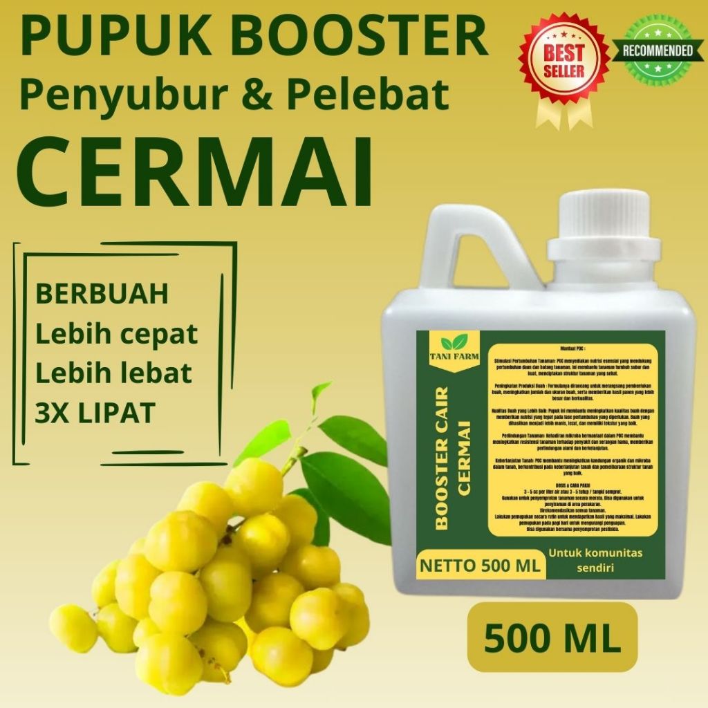 Pupuk Cermai Agar Buah Lebat dan Berat / Pupuk Cermai / Pupuk Cermai Baru Tanam / Pupuk Cermai Cair