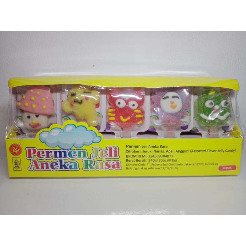 

lolipop gummy jumbo isi 30 pcs ( motif random)
