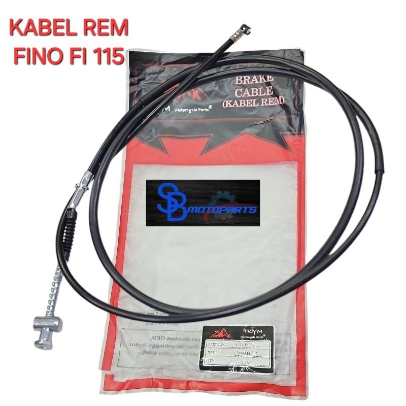 KABEL REM TALI REM BELAKANG FINO FI 115 BEST OU O ALITY
