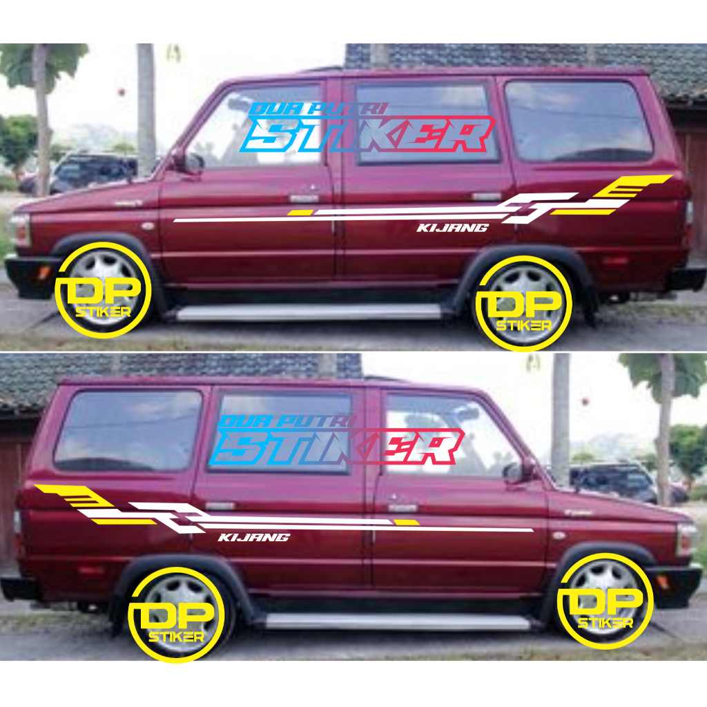 Stiker Mobil Kijang Super Stiker Body Kijang Super Stiker Kijang Super