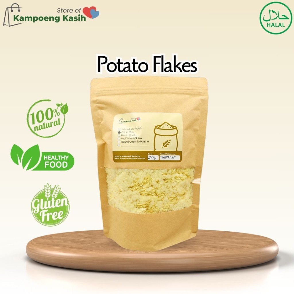 

Potato Flakes / Tepung Sepihan Kentang / Kentang Bubuk Instan / Mashed Potato