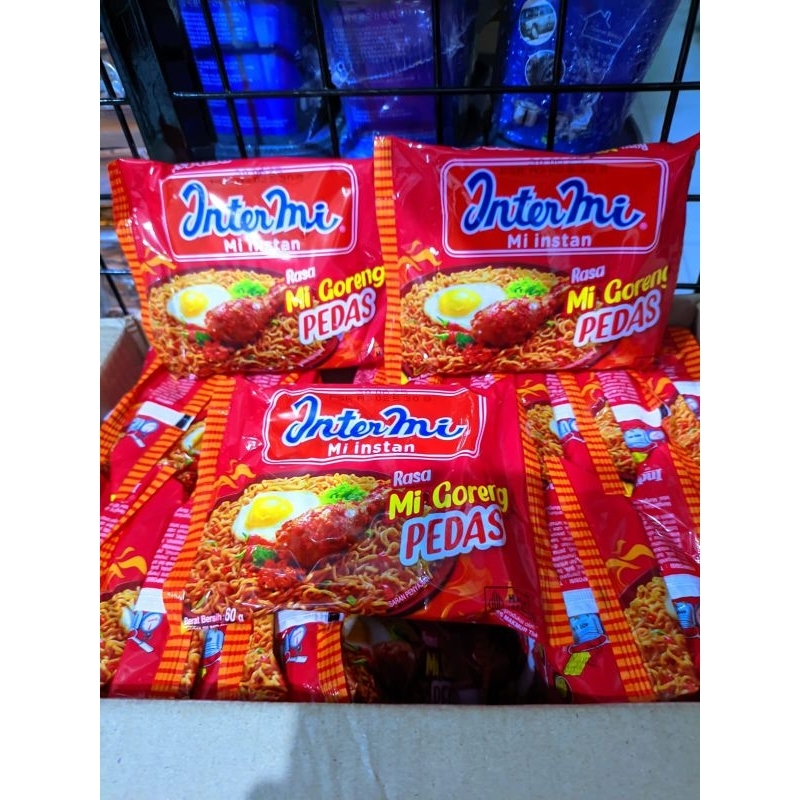 

[COD] INTERMIE MIE goreng pedas varian baru isi 10pcs