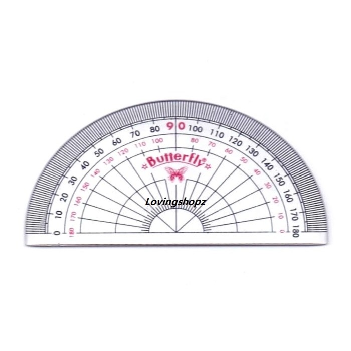 

Penggaris Busur 180 derajat 10 cm