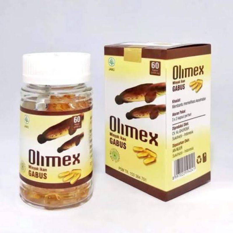 Olimex kapsul ikan gabus asli original