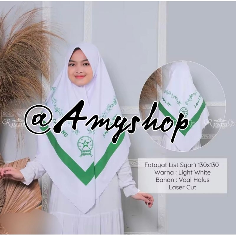 HIJAB SEGI EMPAT FATAYAT NU/HIJAB SEGI EMPAT SYARI/HIJAB FATAYAT JUMBO/HIJAB MUSLIMAT JUMBO/HIJAB FA