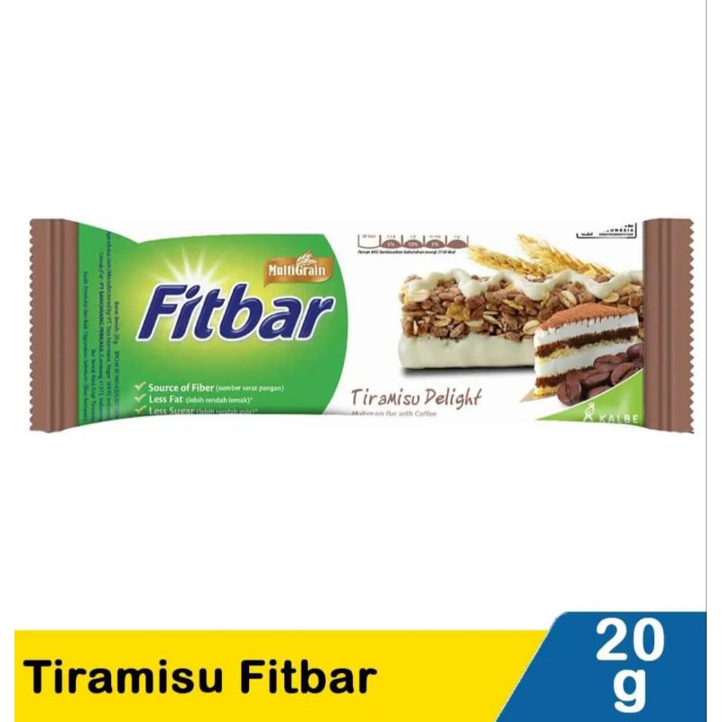 

Fitbar Tiramisu Delight 20gram