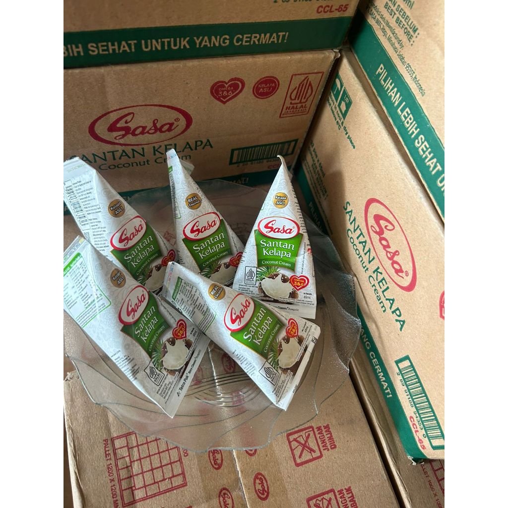 

Santan Kelapa Sasa Instan 5 pcs Gratis Piring Cantik