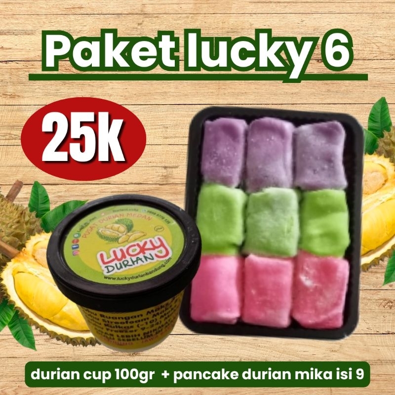 

PROMO PAKET LUCKY 6 ( DURIAN)