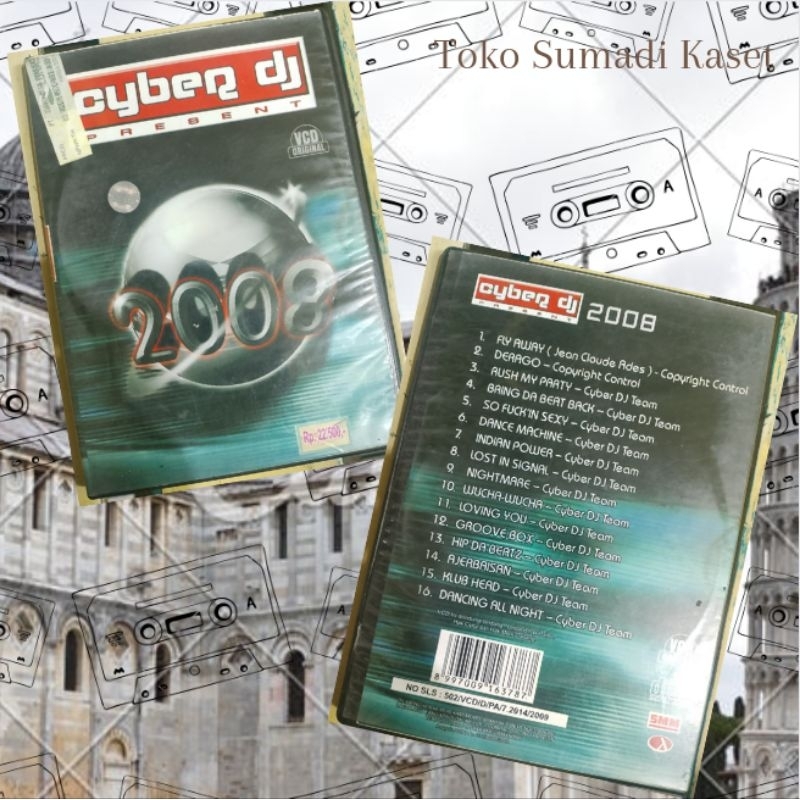 VCD cyber dj 2008 produksi SMM RECORD