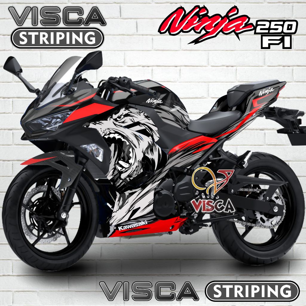 Decal Ninja 250 FI 2018 Full Body - Stiker Ninja 250 FI 2018 Full Body - Dekal Ninja 250 FI 2018 Ful