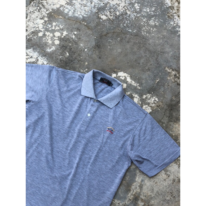 Paul & Shark Misty grey Polo Shirt / Kaos Kerah