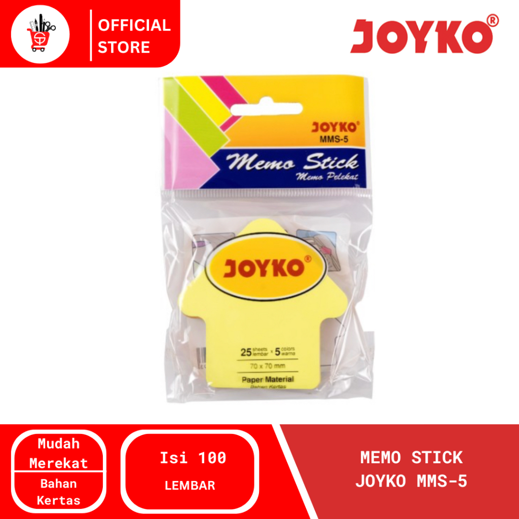 

Memo Stick | Memo Tempel | Sticky Note Joyko MMS-0656 (1 PCS)