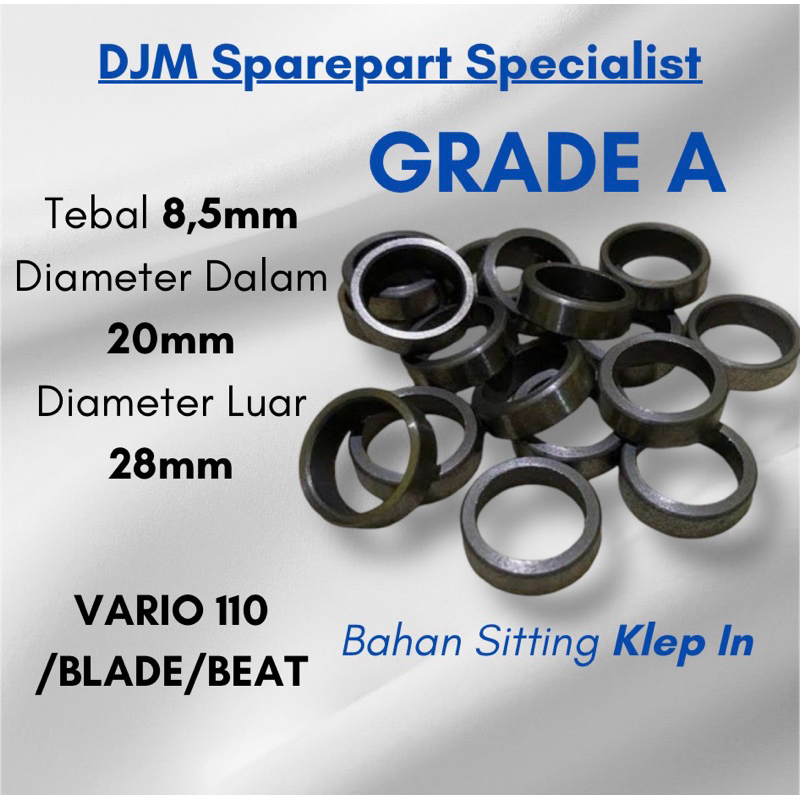 BAHAN SETING SETTING KLEP CINCIN KLEP IN MOTOR VARIO 110 BLADE REVO BEAT