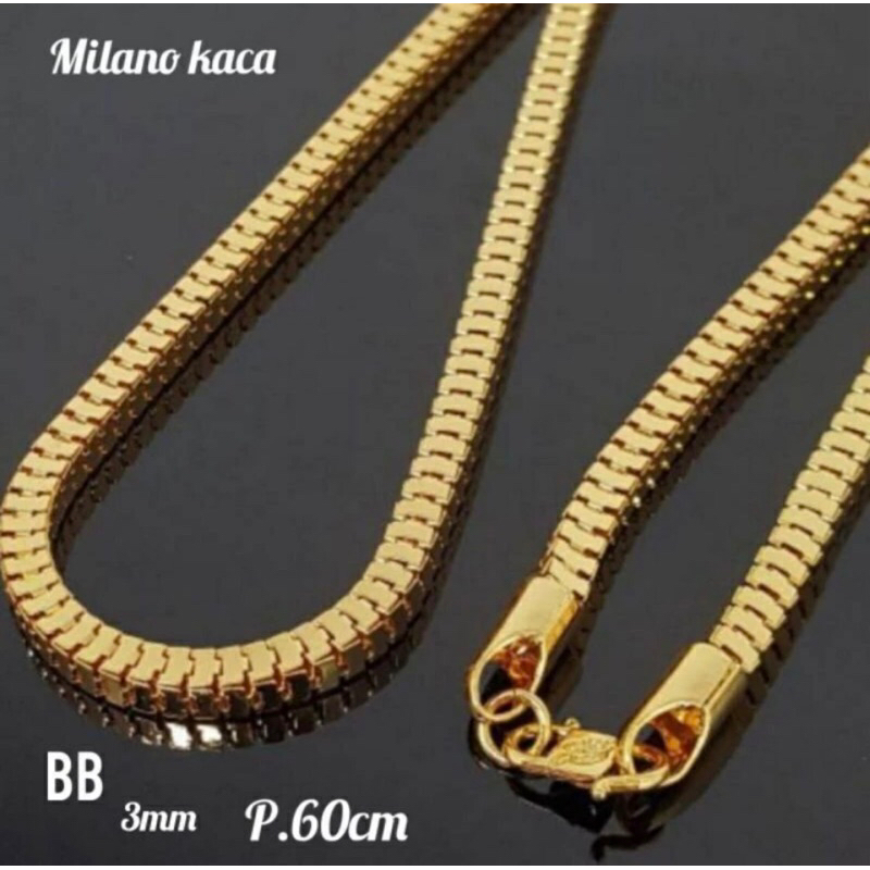 KALUNG MILANO TITANIUM ASLI