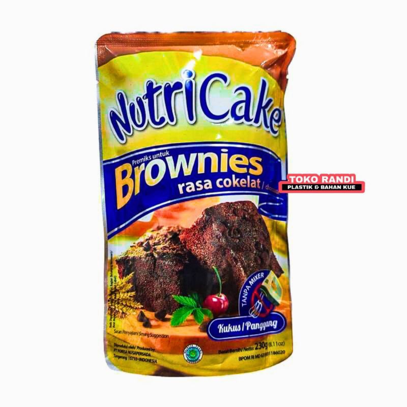 

Nutricake Brownies Instan Rasa Cokelat