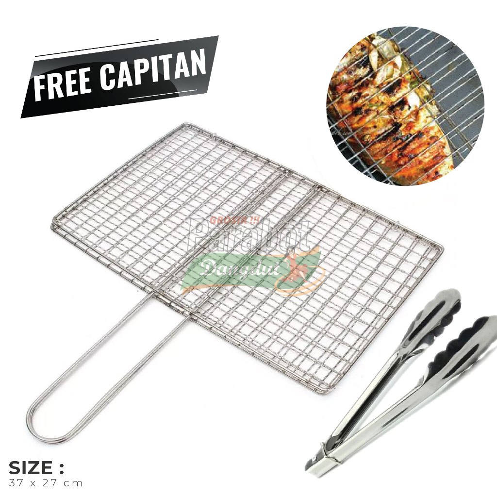 HARGA GROSIR - Alat Panggangan Jepit FREE CAPITAN / Alat Pemanggang Jepit / Alat Panggang Jepit - Ba