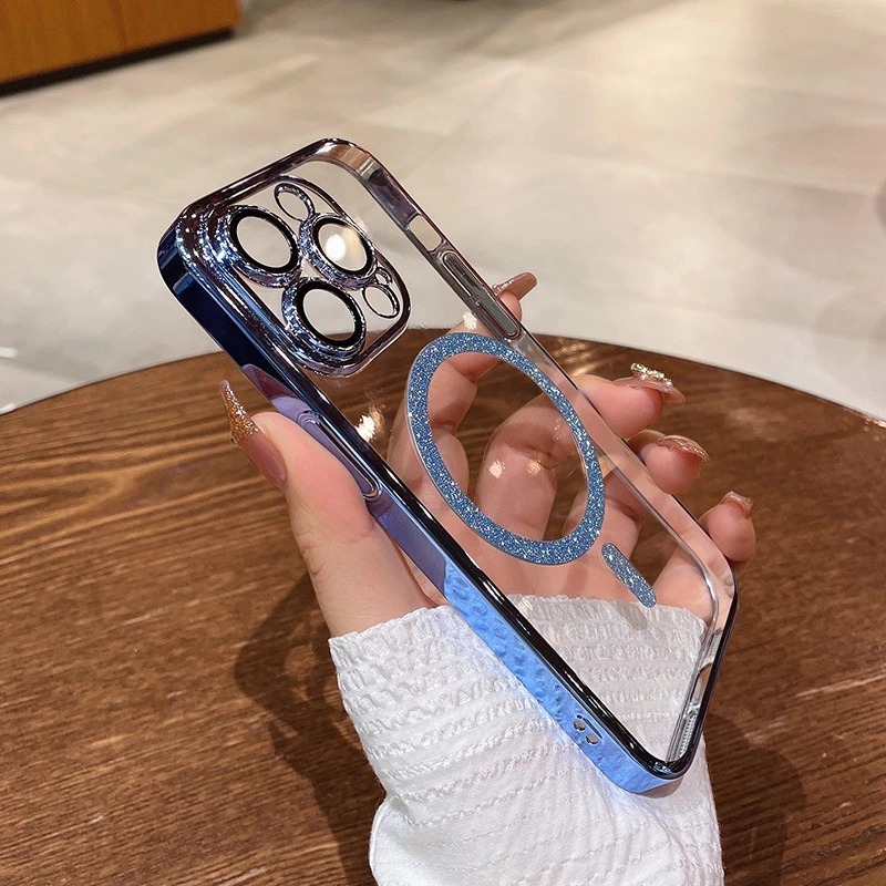 Casing iPhone 13 6.1| 13 Pro 6.1| 13 Pro Max 6.7| 14 6.1| 14 Pro 6.1| 14 Pro Max 6.7 Case Magsafe Gl