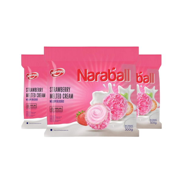 

NARABALL STRAWBERRY 300GR & CHOCOLLATE