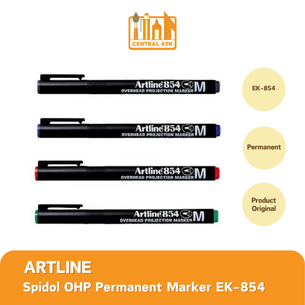 

SPIDOL PERMANENT ARTLINE OHP MEDIUM EK-854 (1PCS)