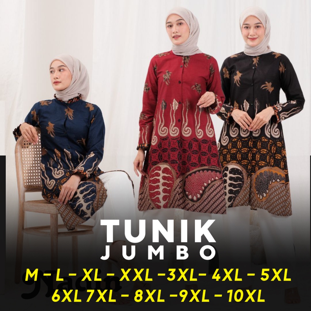 COUPLE BATIK JUMBO - TUNIK COUPE JUMBO - BATIK JUMBO - BATIK COUPLE JUMBO- BATIK COUPLE MODERN - BAT