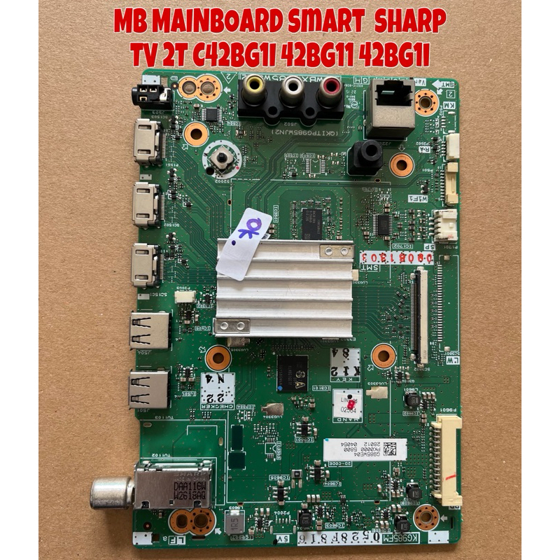 MAINBOARD MB MESIN SHARP 2T C42BG1i 42BG1I ORIGINAL