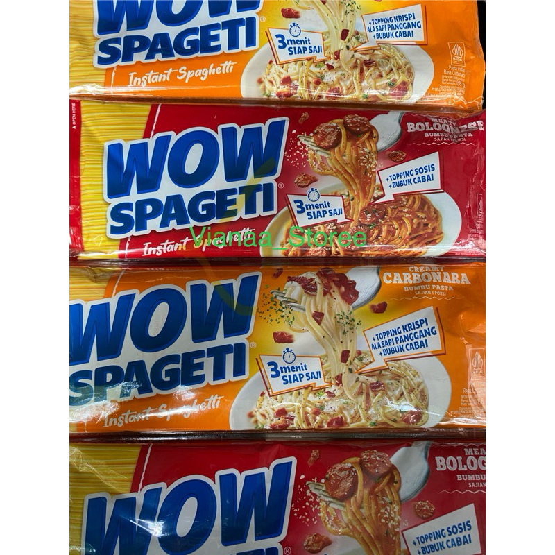 

WOW SPAGETI Instans Spageti ( 91gram )