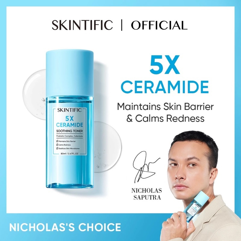 SKINTIFIC 5X CERAMIDE CALENDULA SHOOTING TONER | SKINTIFIC TONER