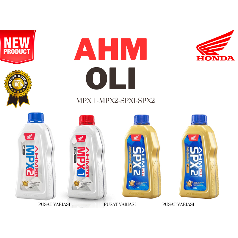 OLI HONDA AHM [ MPX1 - MPX2  -SPX1 - SPX2 ] BEST PRICE TERBAIK KUALITAS TERJAMIN ORIGINAL