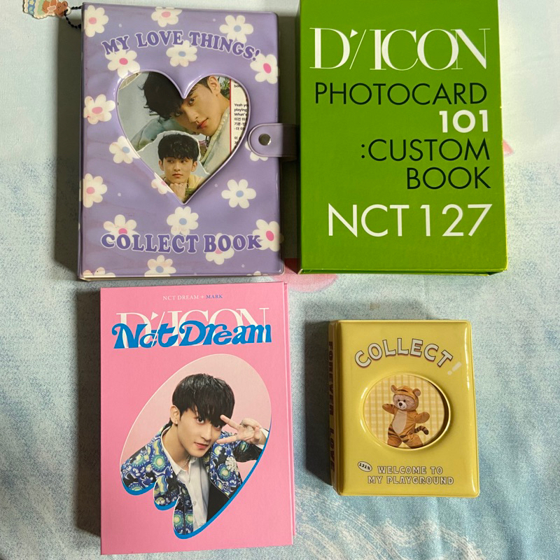 Preloved  binder dicon nct127 cover mark kolbuk collectbook 2p