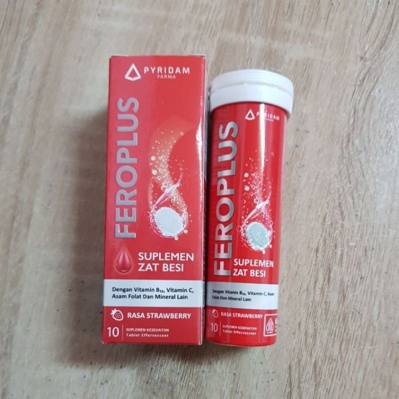 FEROPLUS TUBE 10 TABLET EFFERVESCENT - SUPLEMEN ZAT BESI
