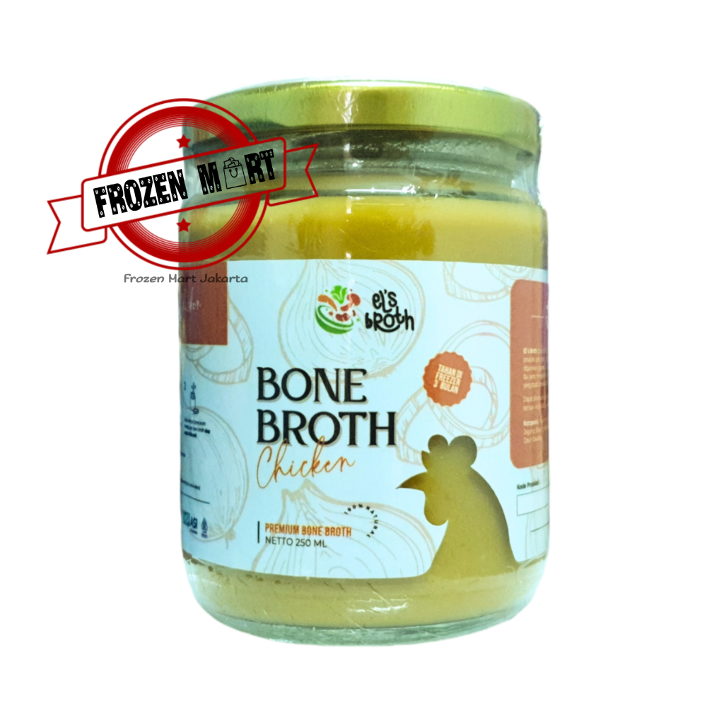 

EL`S BROTH Chicken Bone Broth Premium / Kaldu Ayam MPASI Premium 250Gr