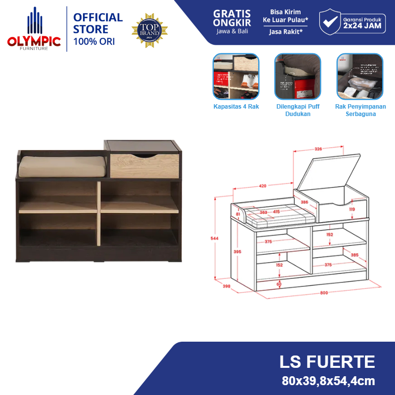 Olympic Lemari Sepatu - LS FUERTE
