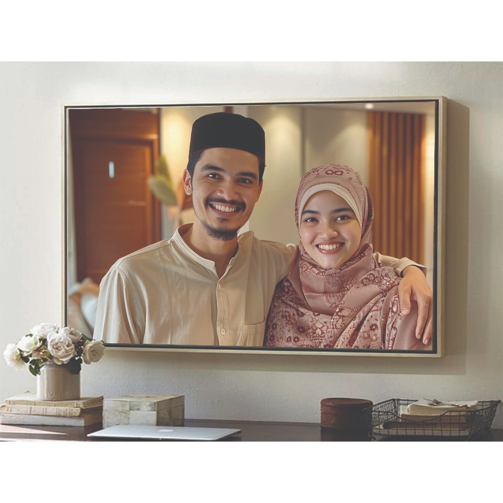CETAK FOTO + BINGKAI 60 X 90 CM