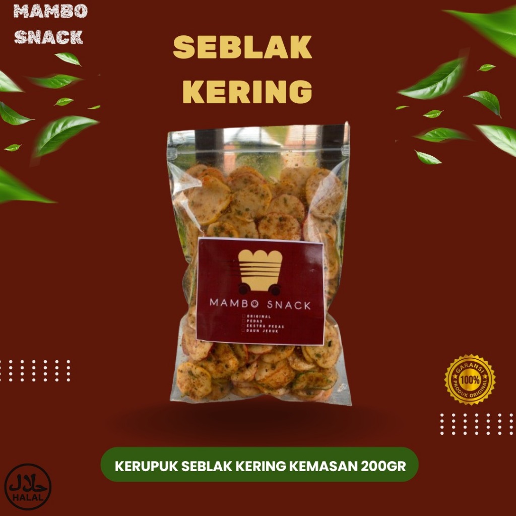 

Seblak Kering 200gram Pedas Daun Jeruk - Cemilan Bikin Nagih